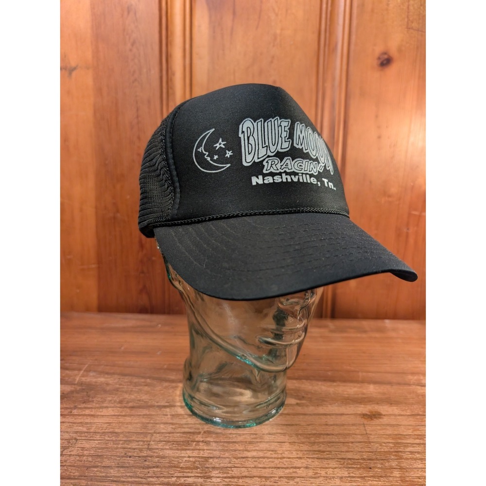 Vintage Blue Moon Racing Hat LAC Caps Nashville TN #1091